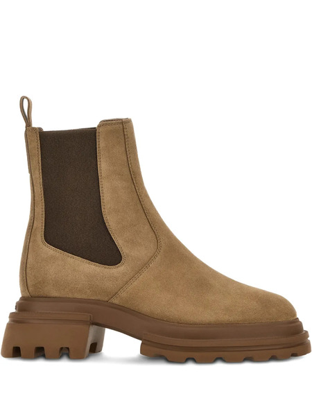  Hogan Suede Chelsea Boots - Neutrals 