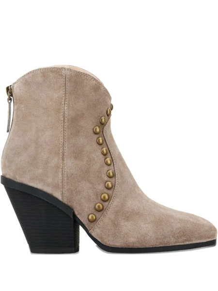 Hogan Suede Cowboy Boots - Neutrals 