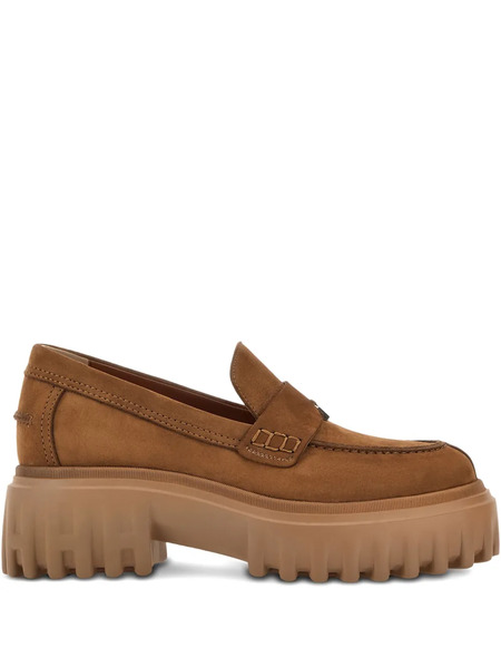  Hogan Suede Loafers - Brown 