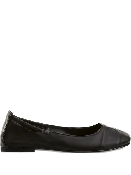  Hogl Daisy Leather Ballet Flats - Black 