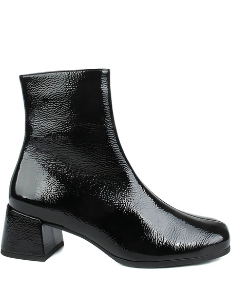  Hogl 50mm Lou Leather Ankle Boots - Black 