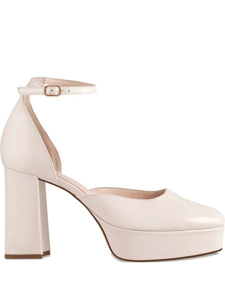  Hogl 60mm Platform Block-heel Sandals - Neutrals 