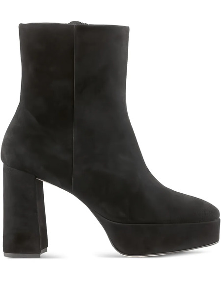  Hogl Nora Platform Block-heel Ankle Boots - Black 