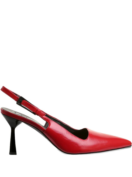  Hogl Ruby Pointed-toe Slingback Pumps - Red 