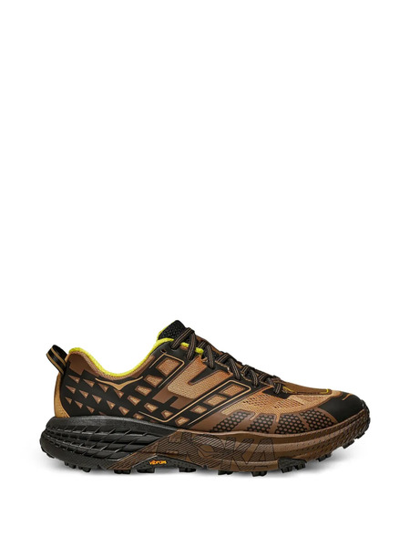  Hoka Speedgoat 2 Geometric-pattern Sneakers - Brown 