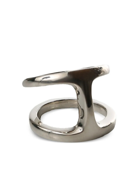  Hoorsenbuhs Polished-finish Double Ring - Silver 