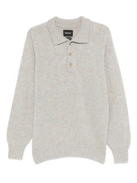  Howlin' Ghost Pressure Buttoned Polo Shirt - Grey 
