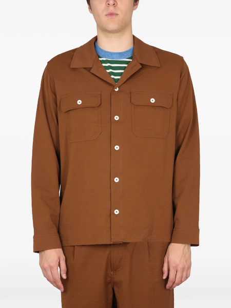  Howlin' Pocket Buttoned Shirt - Brown 