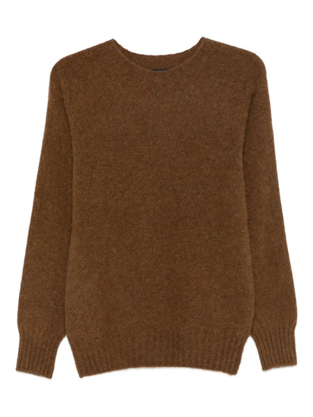  Howlin' Round-neck Sweater - Brown 