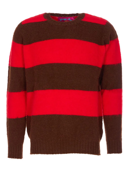  Howlin' Striped Sweater - Brown 