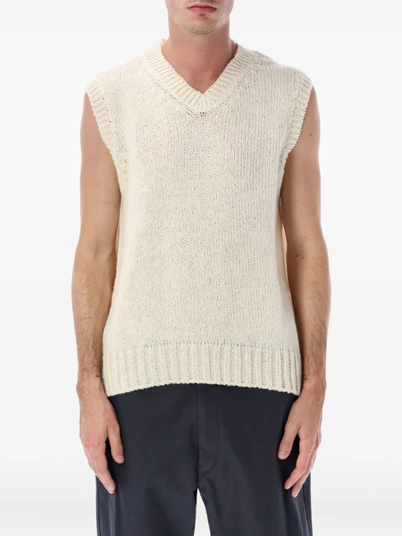  Howlin' V-neck Sleeveless Sweater - Neutrals 