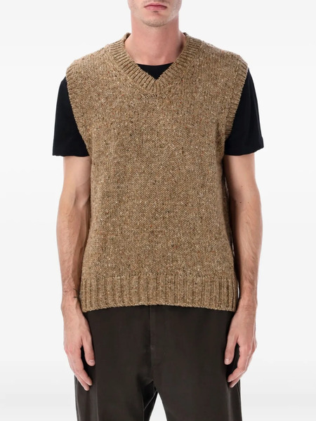  Howlin' V-neck Sleeveless Vest - Brown 
