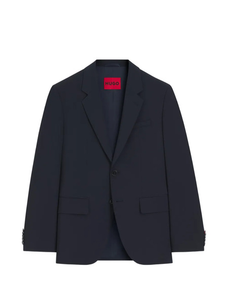  Hugo Buttoned Pocket Blazer - Blue 