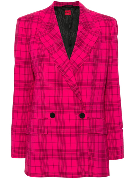  Hugo Checked Jacket - Pink 