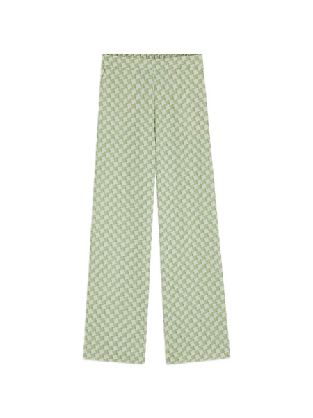  Hugo Haseli Checkered Trousers - Green 