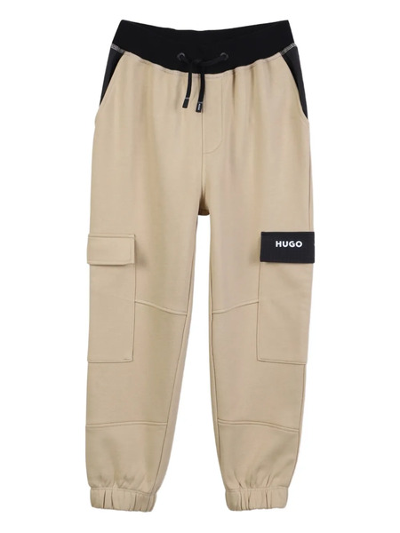  Hugo Kids Cargo Sweatpants - Neutrals 