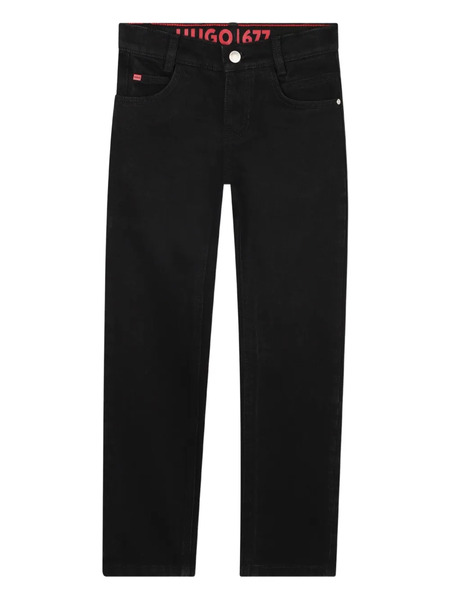  Hugo Kids Five-pocket Jeans - Black 