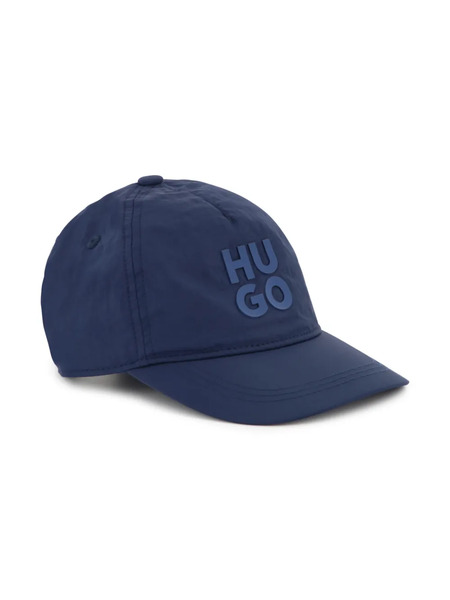  Hugo Kids Logo-embossed Cap - Blue 