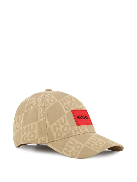  Hugo Kids Logo-patch Cap - Neutrals 