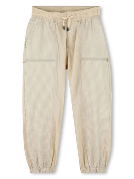  Hugo Kids Ripstop-texture Track Jacket - Neutrals 