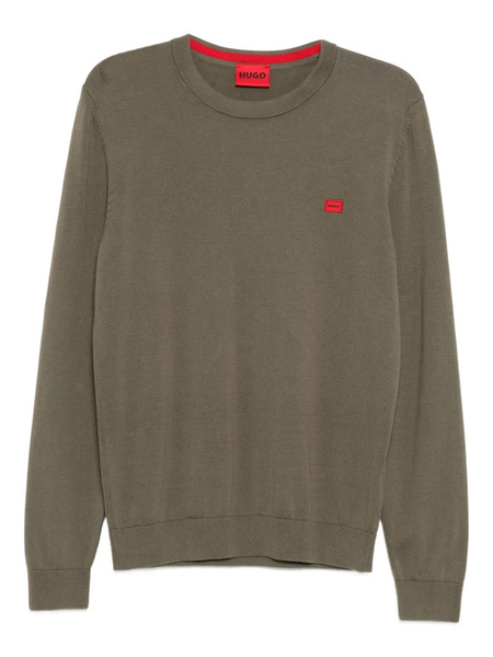  Hugo Logo-embroidered Top - Grey 