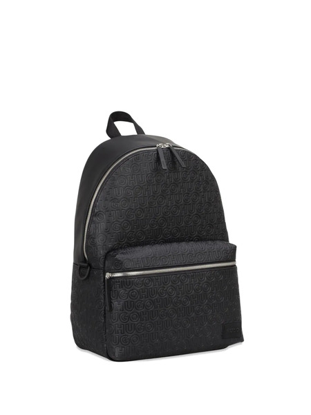  Hugo Logo-motif Backpack - Black 