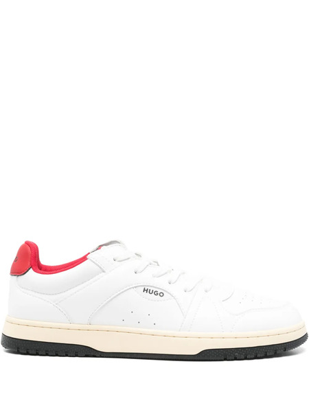  Hugo Logo-patch Sneakers - White 