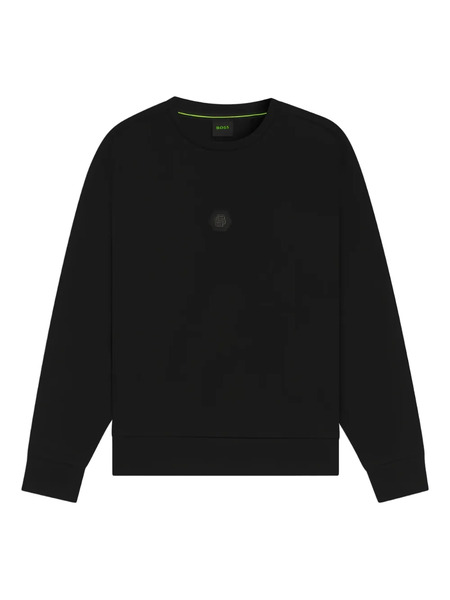  Hugo Logo-patch Sweatshirt - Black 