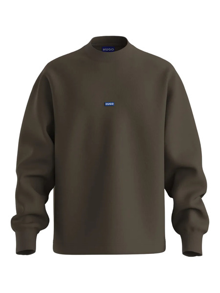  Hugo Logo-patch Sweatshirt - Brown 