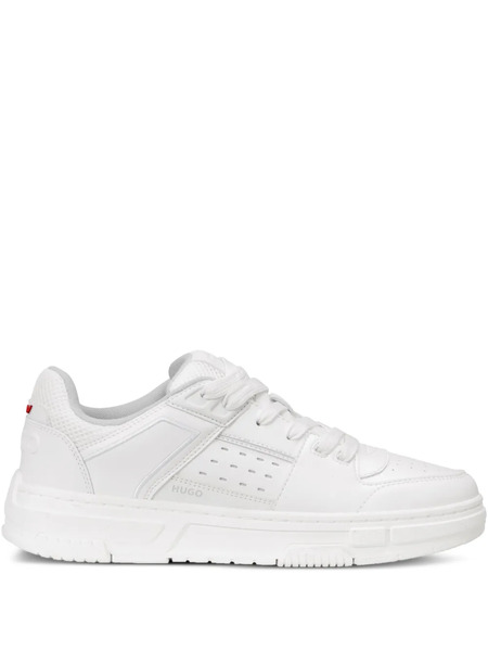  Hugo Perforated-panel Sneakers - White 