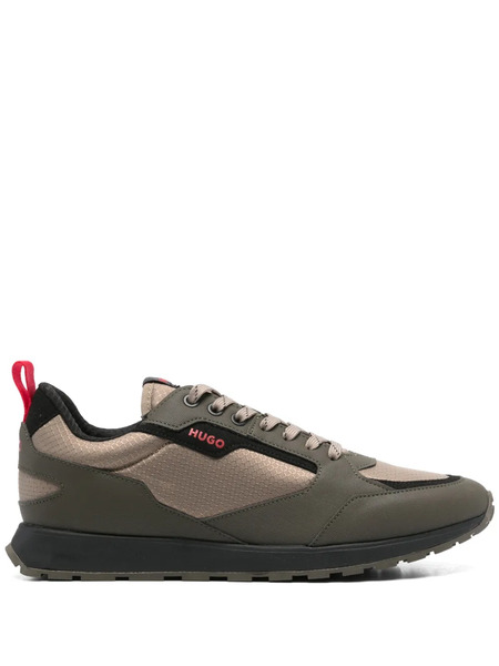  Hugo Ripstop-panelling Sneakers - Green 
