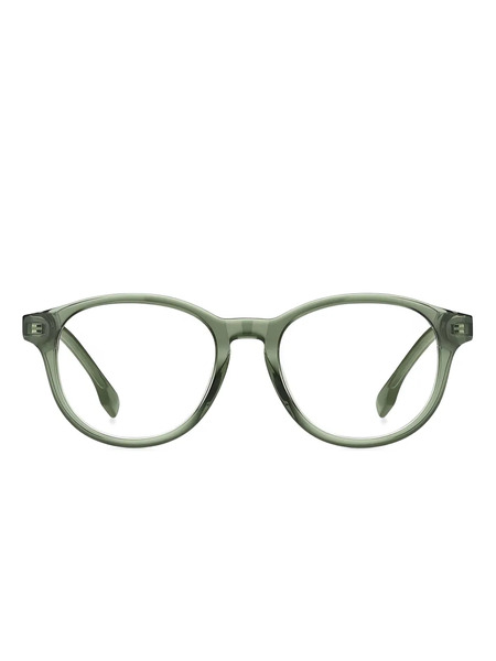  Hugo Round-frame Glasses - Green 