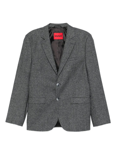  Hugo Single-breasted Blazer - Grey 