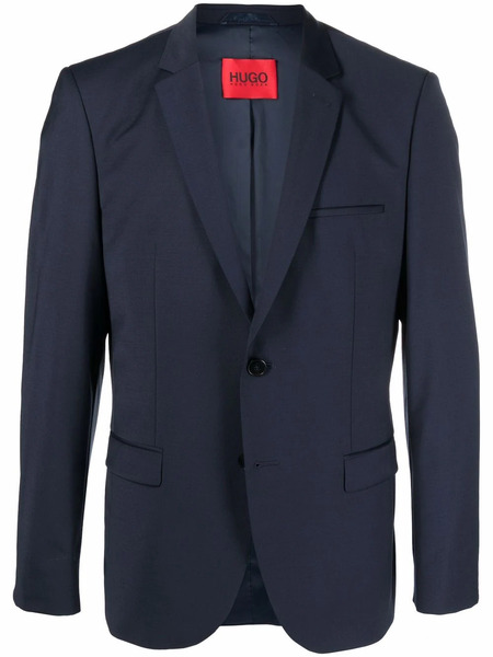  Hugo Single-breasted Suit Jacket - Blue 