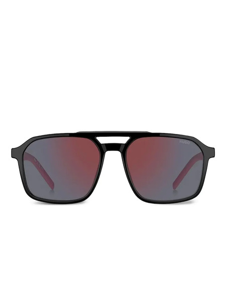  Hugo Square Sunglasses - Black 