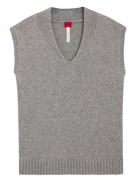  Hugo V-neck Vest - Grey 
