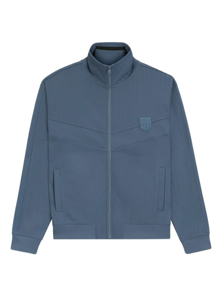  Hugo Zip Textured Sweatshirt - Blue 