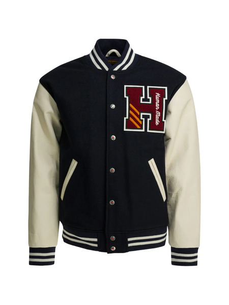  Human Made Appliqué-detail Bomber Jacket - Blue 