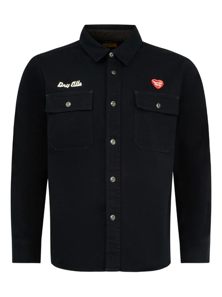  Human Made Buttoned Patch Work Shirt - Black 