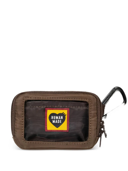  Human Made Carabiner Military Card Case - Brown 