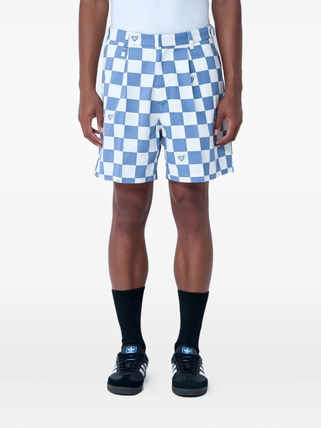  Human Made Checkerboard-print Shorts - Blue 