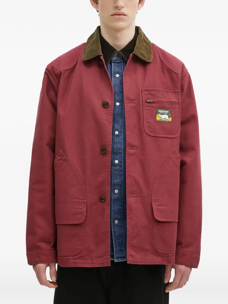  Human Made Duck-appliqué Overshirt - Red 