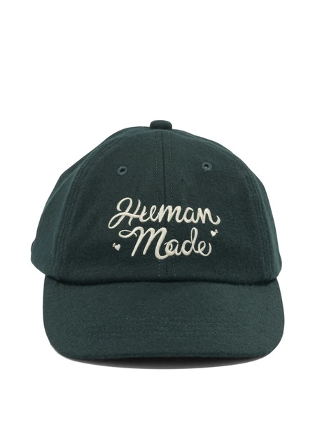  Human Made Embroidered Cap - Green 