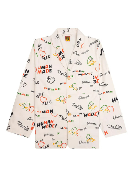  Human Made Graphic-print Shirt Jacket - White 