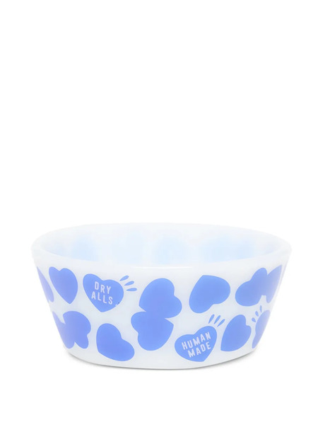  Human Made Heart Pattern Bowl - Blue 