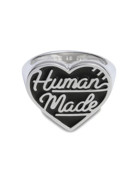  Human Made Heart-shaped Silver Ring 
