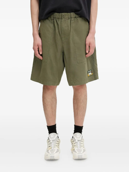  Human Made Patch-pocket Elasticated Shorts - Green 
