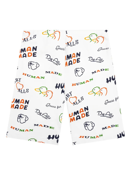  Human Made Printed-duck Shorts - White 