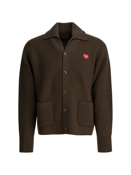  Human Made Spread-collar Button-up Cardigan - Brown 