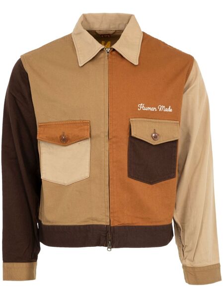  Human Made Zip-up Work Jacket - Brown 